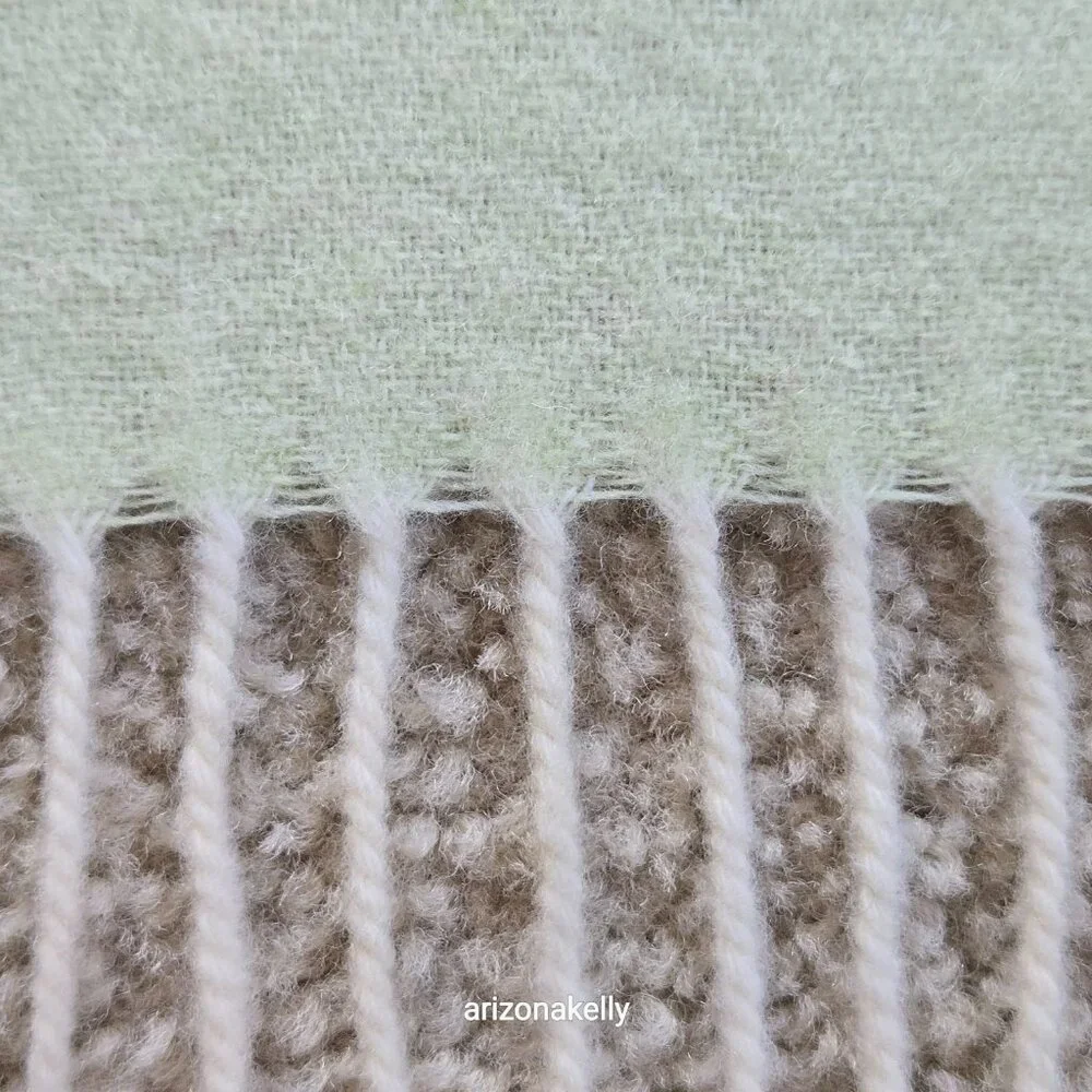 NWOT J. Crew Scarf With Ombre Stripes Italy Wool Blend